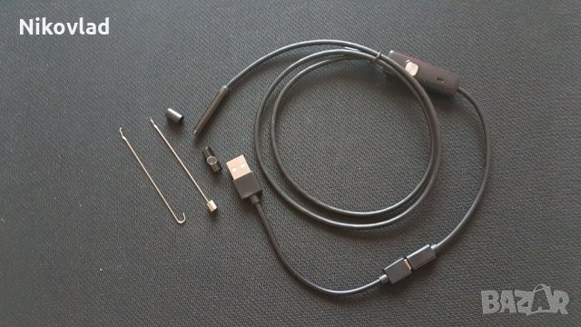 Ендоскоп водоустоѝчив 1м, 5.5 mm, 6 лед диода, снимка 6 - Друга електроника - 24086261
