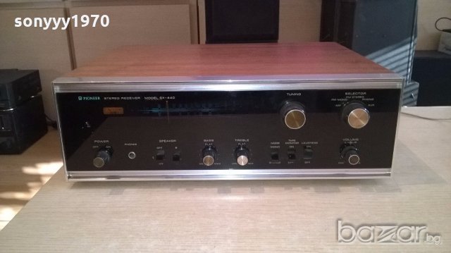 pioneer sx-440-stereo receiver-made in japan-внос англия, снимка 11 - Ресийвъри, усилватели, смесителни пултове - 19843547