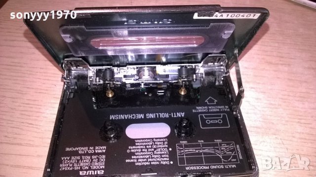 ПОРЪЧАН-aiwa hs-px547-walkman-внос швеицария, снимка 9 - MP3 и MP4 плеъри - 21802519