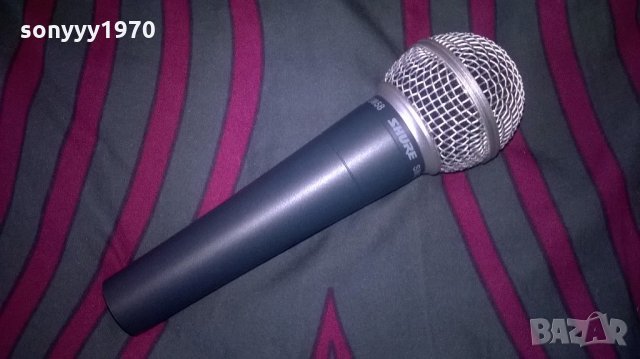 shure sm58s-microphone-здрав марков-жичен, снимка 4 - Микрофони - 21858711
