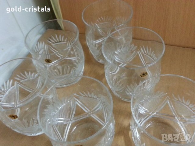 кристални чаши  , снимка 3 - Антикварни и старинни предмети - 24197362