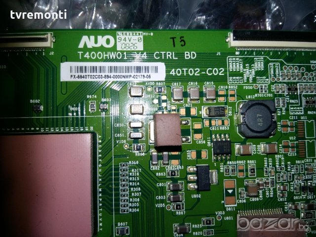 T-CONTROL BOARD T400HW01 V4, снимка 2 - Части и Платки - 20335137