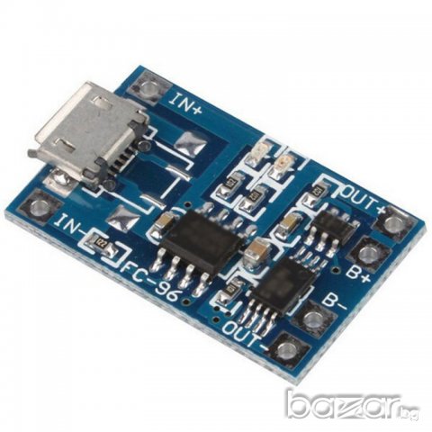 Контролер за зареждане на литиево йонни батерии, зарядно с микро USB модел 2, снимка 2 - Друга електроника - 18363693