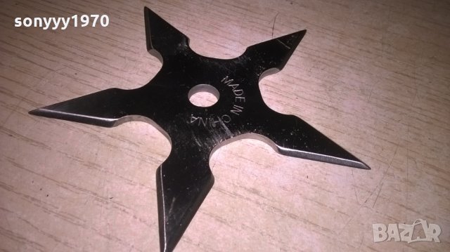 шурикен-нинджа-10см-за колекция или ползване-5 остриета, снимка 6 - Колекции - 22570752