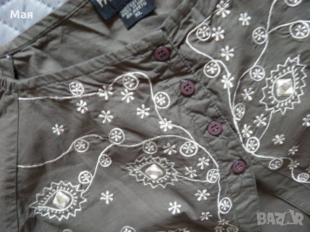 Дамски сет дънкова пола и ефектна риза, снимка 9 - Поли - 26130775