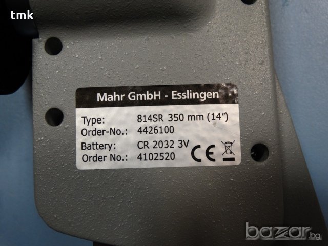 Дигитален висотомер Мahr 350 mm (14")digital 814sr, снимка 5 - Други машини и части - 20351002