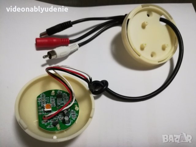 3в1 Аудио Мониторинг CCTV Микрофон с Потенциометър за Видеонаблюдение с Регулируема Чувствителност, снимка 8 - Микрофони - 23330057