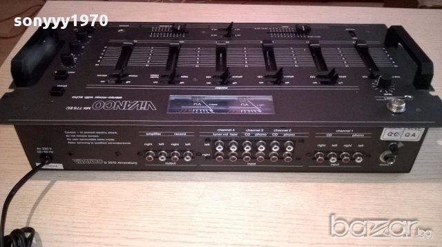 Vivanco mx775ec stereo mixer/eho-germany-внос швеицария, снимка 14 - Ресийвъри, усилватели, смесителни пултове - 13824371