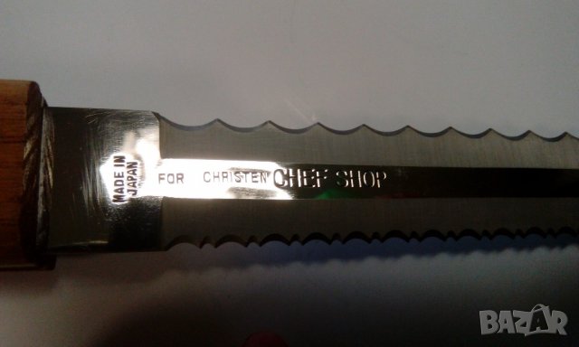 Кухненски(готварски) нож -  made in Japan, снимка 3 - Прибори за хранене, готвене и сервиране - 21679898