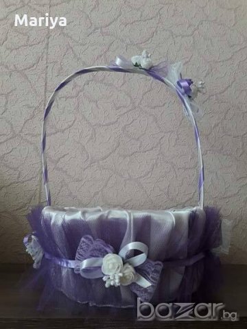 Сватбена кошница, снимка 4 - Сватбени аксесоари - 18690577
