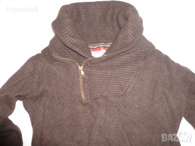 С/М Марков пуловер от мириносова вълна - разкошен Marie Lund, снимка 3 - Блузи с дълъг ръкав и пуловери - 23433254