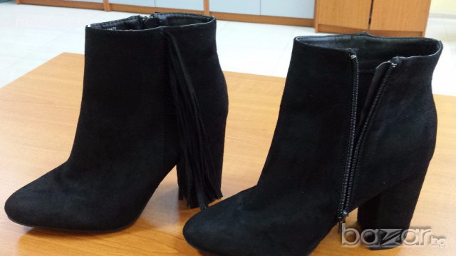 Нови дамски боти с ресни №40/41, снимка 8 - Дамски боти - 15968932