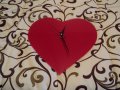 Отстъпка от78 лв-стенен часовник сърце. Подарък за Свети Валентин , снимка 7