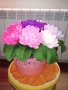 Цветя от хартия-Кълбести хризантеми, снимка 3