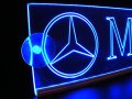 Светеща LED Гравирана Табела Мерцедес/mercedes С Лого-24v, снимка 4