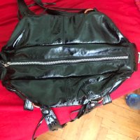 Дамска чанта естествен лак Marzia, снимка 4 - Чанти - 25501286