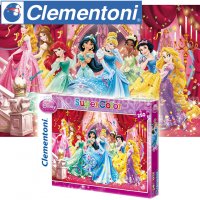 Дeтcки пъзeл Clementoni Super Color Принцеси 250 части, снимка 1 - Образователни игри - 20152973