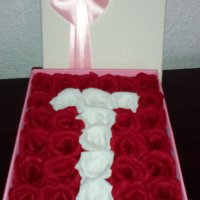 Кутии с хартиени рози, снимка 2 - Декорация за дома - 24676429