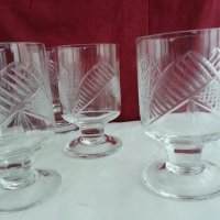 сервиз кристални чаши , снимка 9 - Антикварни и старинни предмети - 20122827