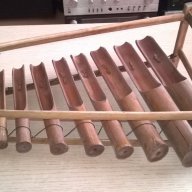 Ретро музикален инструмент-бамбуков-45х38х18см-внос швеицария, снимка 16 - Антикварни и старинни предмети - 17082626