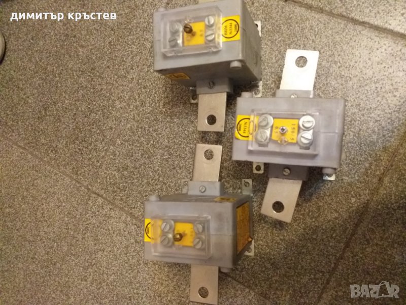 3 бр токов измервателни трансформатори, снимка 1