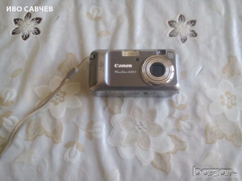 Цифров фотоапарат Канон Canon.
С оптичен и деготален зум.
В отлично състояние, снимка 1