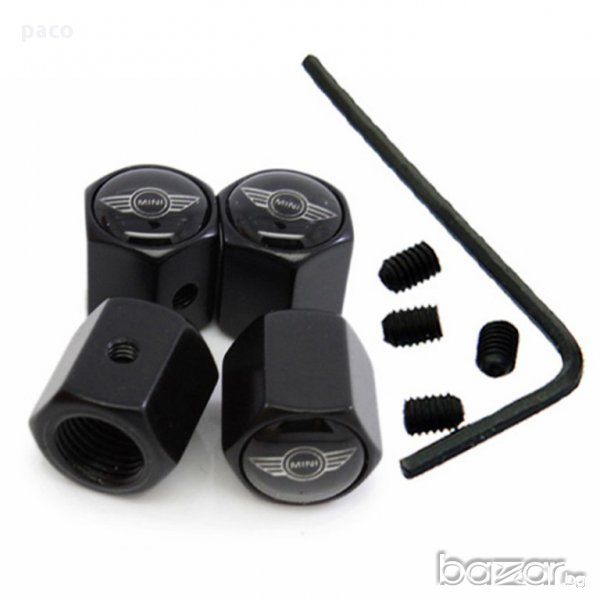 Защита от кражба! Метални капачки за вентили Мини Купър!, снимка 1