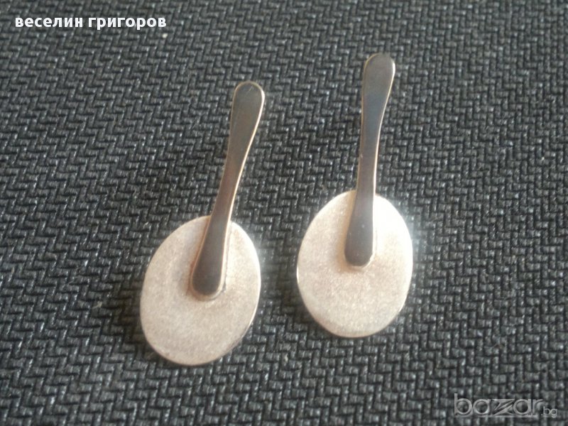 сребърни обеци, снимка 1
