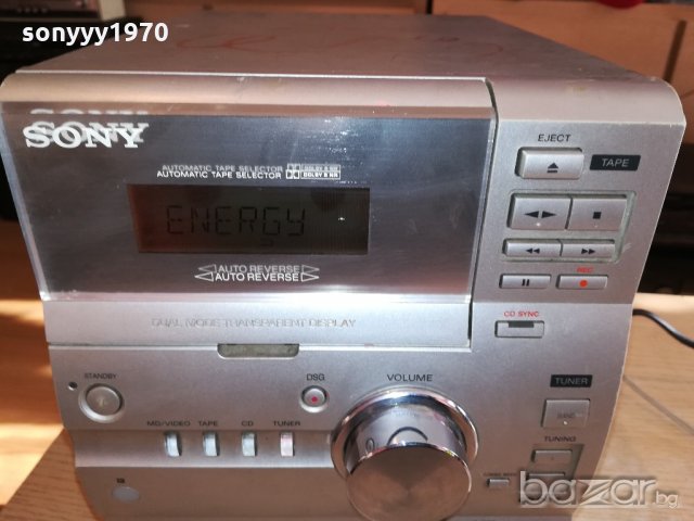 sony mini hifi-cd/tuner/deck/amplifier-внос швеицария, снимка 11 - Ресийвъри, усилватели, смесителни пултове - 20290447