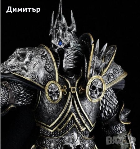 Статуетка World of Warcraft Lich King Arthas - Артас Уаркрафт фигура, снимка 3 - Колекции - 23471975