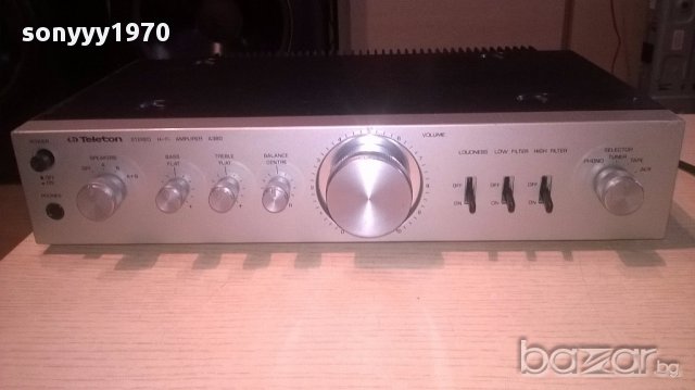 поръчан-teleton a-380s hi-fi amplifier-made in japan-внос швеицария, снимка 2 - Ресийвъри, усилватели, смесителни пултове - 16160809