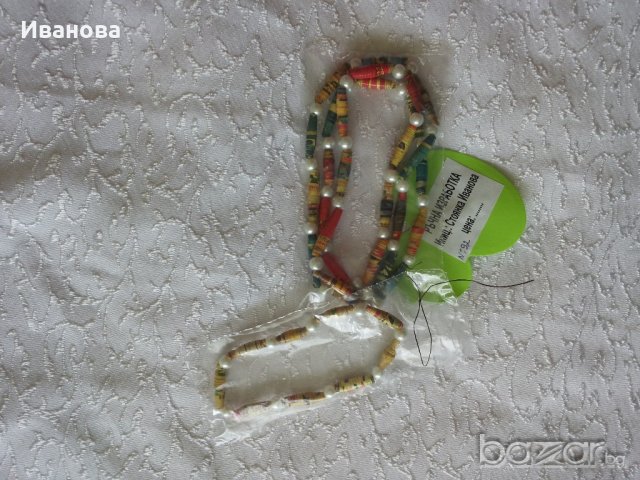 Ръчна изработка на бижута от хартия и квилинг  0.50лв, снимка 11 - Колиета, медальони, синджири - 18187017