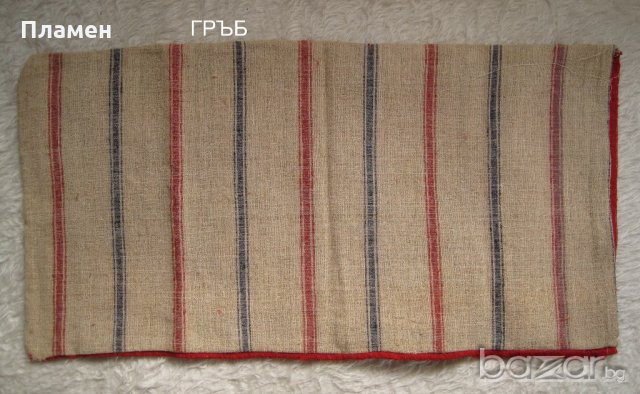 Ръчно тъкани уникални вълнени калъфки от чеиз,1930 г./не използвани!, снимка 8 - Колекции - 20353580