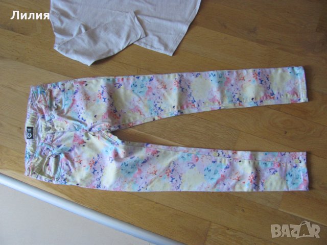 Флорален панталон "c'est la vie" и 3D блуза с цветя на ZARA, снимка 2 - Детски комплекти - 24877900