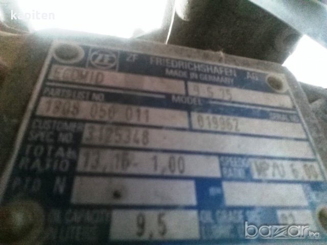 скоръсна кутия Volvo FL7, снимка 3 - Части - 19956124