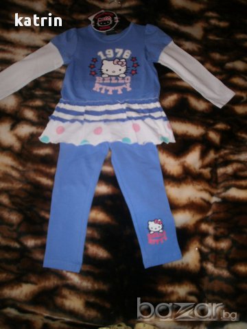 Ново лотче или блузки с Hello Kitty от Англия, снимка 7 - Детски комплекти - 14363658