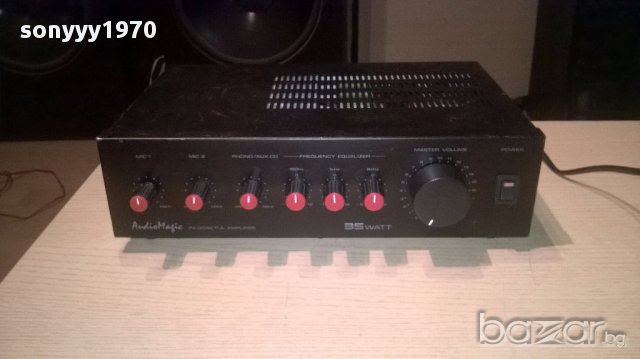Audio magic pa-2042 profi amplifier-mono-внос швеицария, снимка 7 - Ресийвъри, усилватели, смесителни пултове - 15259581