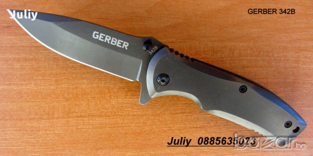 Сгъваем нож Gerber 342 / 342В /, снимка 8 - Ножове - 9383583