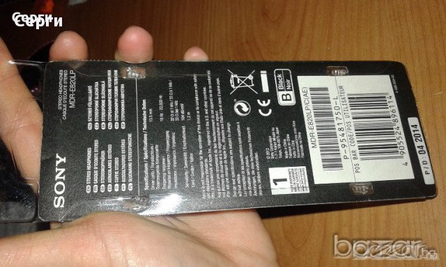 Слушалки SONY в кутия - нови!, снимка 2 - Слушалки и портативни колонки - 14975805