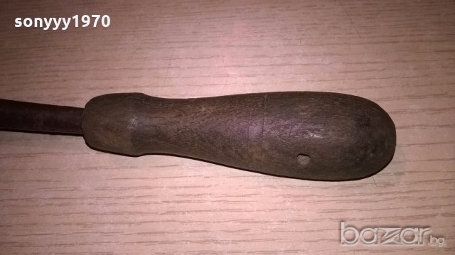 АНТИКА-drop forged-steel 14 in-40см-с дървена дръжка-внос швеицария, снимка 12 - Други инструменти - 18429878