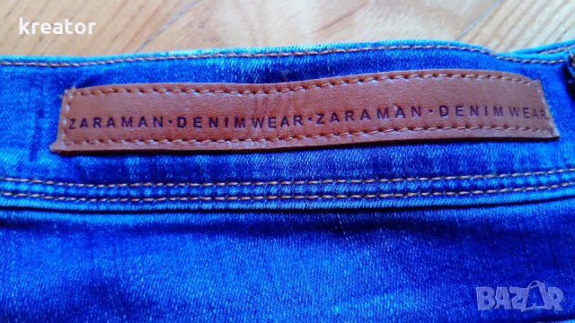 НОВО!!! zara man jeans оригинал размер 32 слим мъжки дънки zara, снимка 9 - Дънки - 22462484