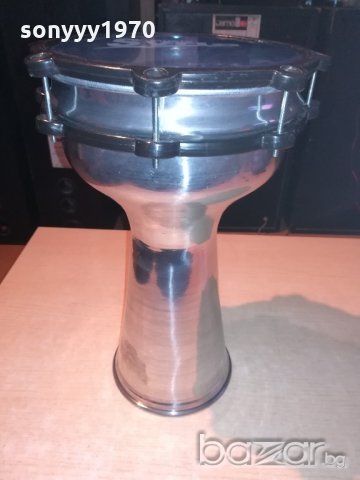 НОВА алуминиева-Music syria-made in syria-тарамбука-40х25см, снимка 15 - Ударни инструменти - 21196376