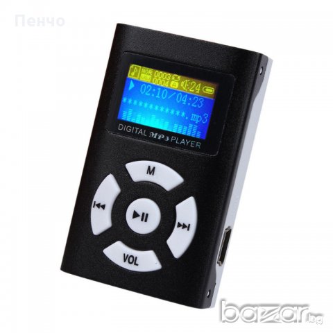 USB MP3 Player плеър с дигитален LCD екран за музика 32GB Micro SD TF Card, снимка 4 - MP3 и MP4 плеъри - 20101381