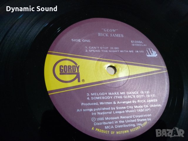 Rick James ‎– Glow- грамофонна плоча, снимка 2 - Грамофонни плочи - 24778502