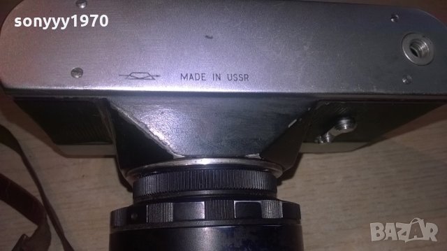 zenit b-made in ussr-ретро фотоапарат+кожен кобур, снимка 16 - Фотоапарати - 21759364