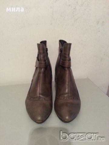 Естествена кожа боти 38 номер, снимка 2 - Дамски боти - 16511998