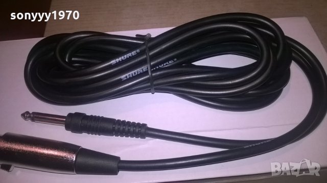 SHURE//shure-ПРОФИ-кабел за микрофон-нов-внос швеицария, снимка 3 - Микрофони - 25026749