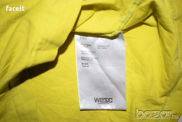 WESC - 100% Оригинална шведска тениска / Електрик / Мъжка / Electric , снимка 10 - Тениски - 17510032