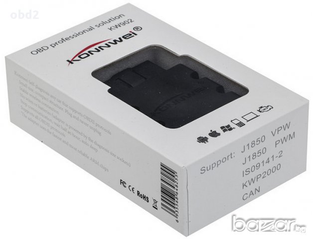 Професионален Konnwei® ELM327 on/off интерфейс за диагностика на автомобили OBD2, 100% универсален, снимка 4 - Аксесоари и консумативи - 10270521