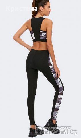 Промо цена 35 Дамски спортен комплект Милитъри, снимка 4 - Спортни екипи - 17735661